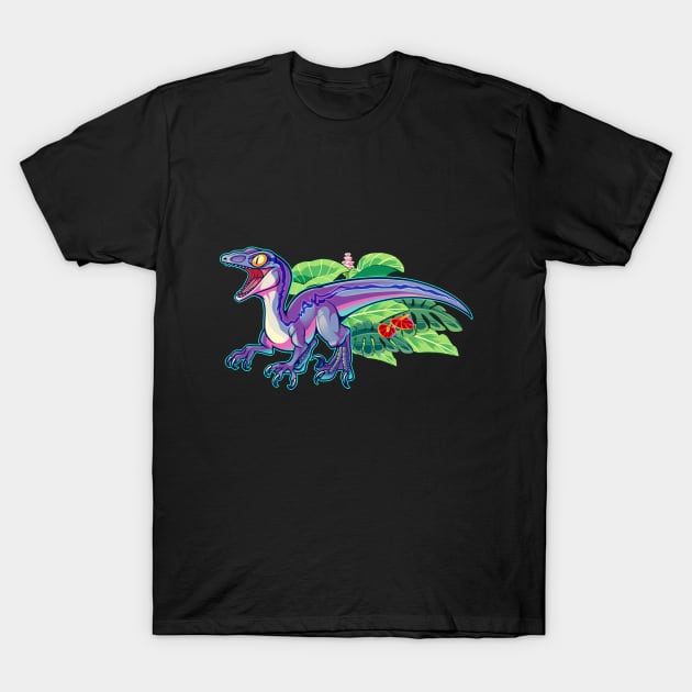 Raptor Blue T-Shirt by Colordrilos